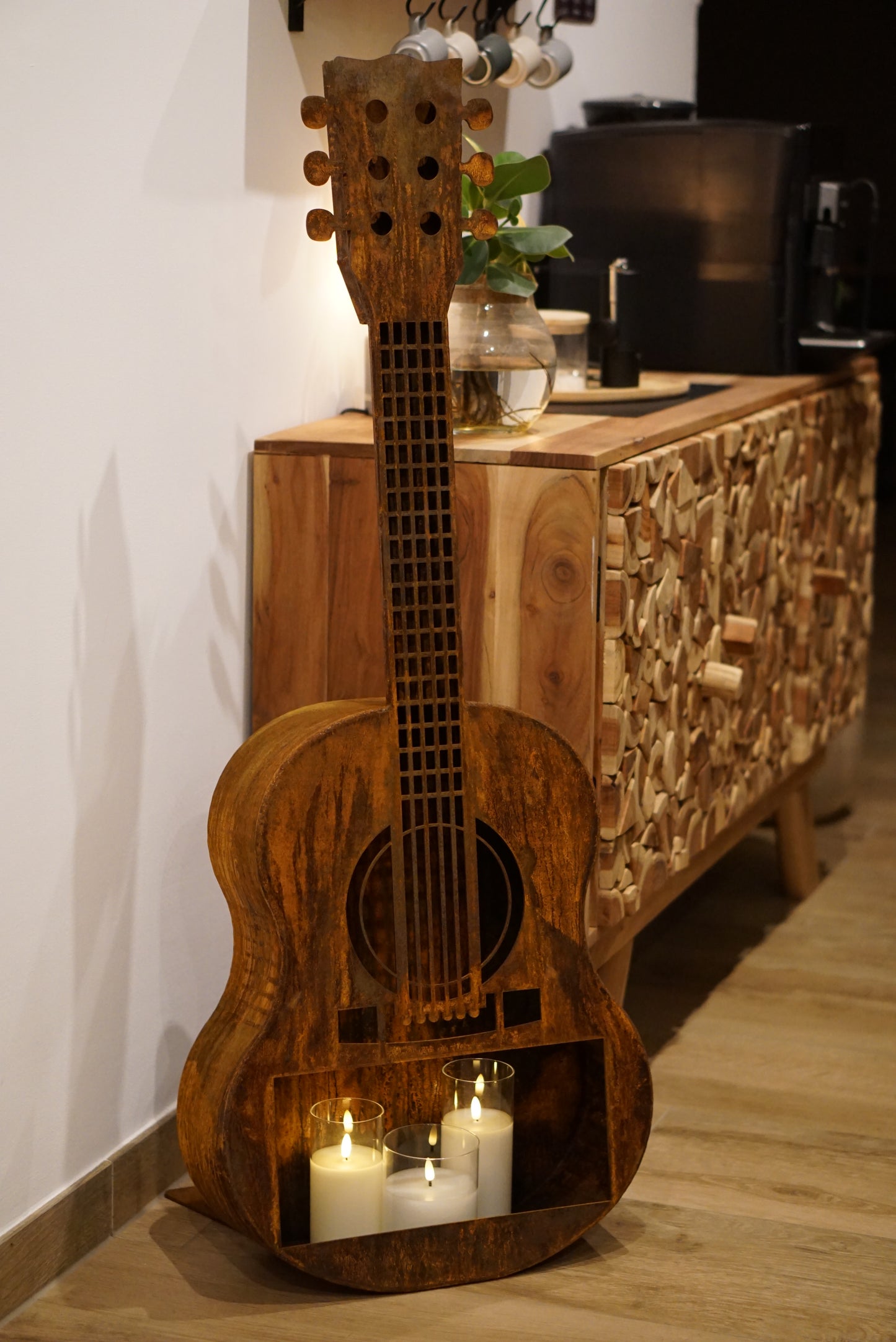 Gitarre - Feuertonne