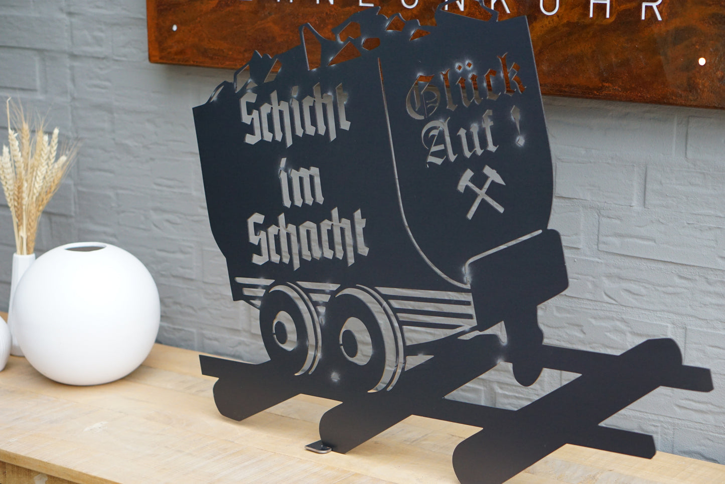 Lore Schicht im Schacht Metallschild
