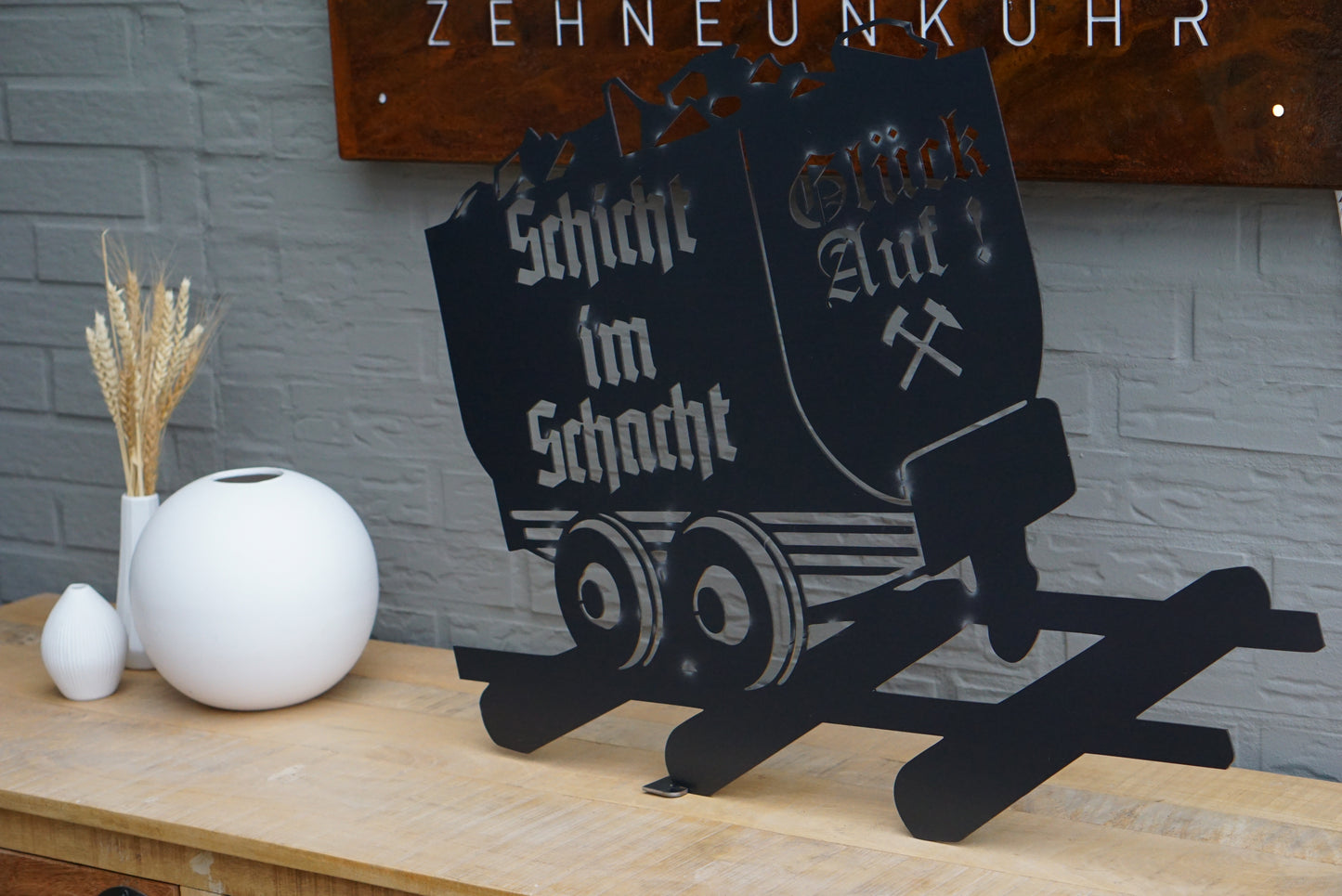 Lore Schicht im Schacht Metallschild