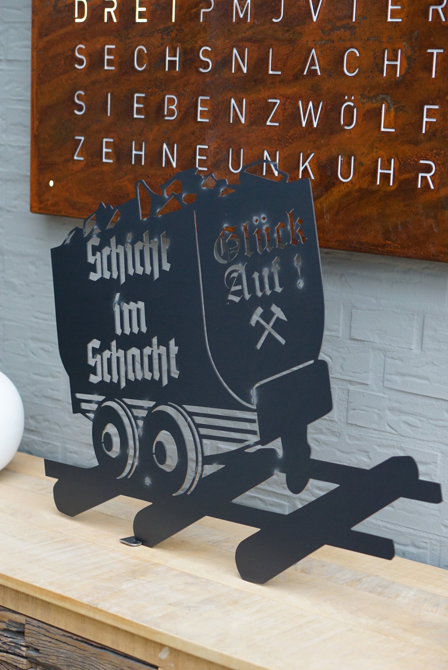 Lore Schicht im Schacht Metallschild