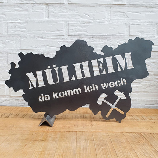 Mülheim Metallschild