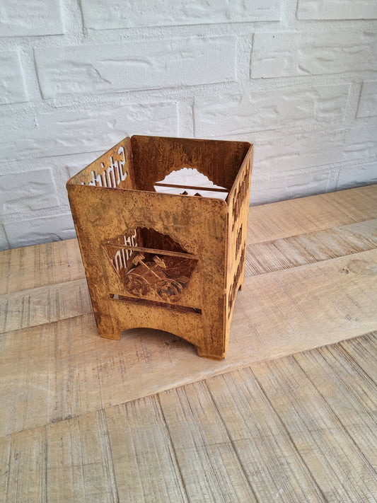 Lore + Schicht im Schacht! Teelichthalter