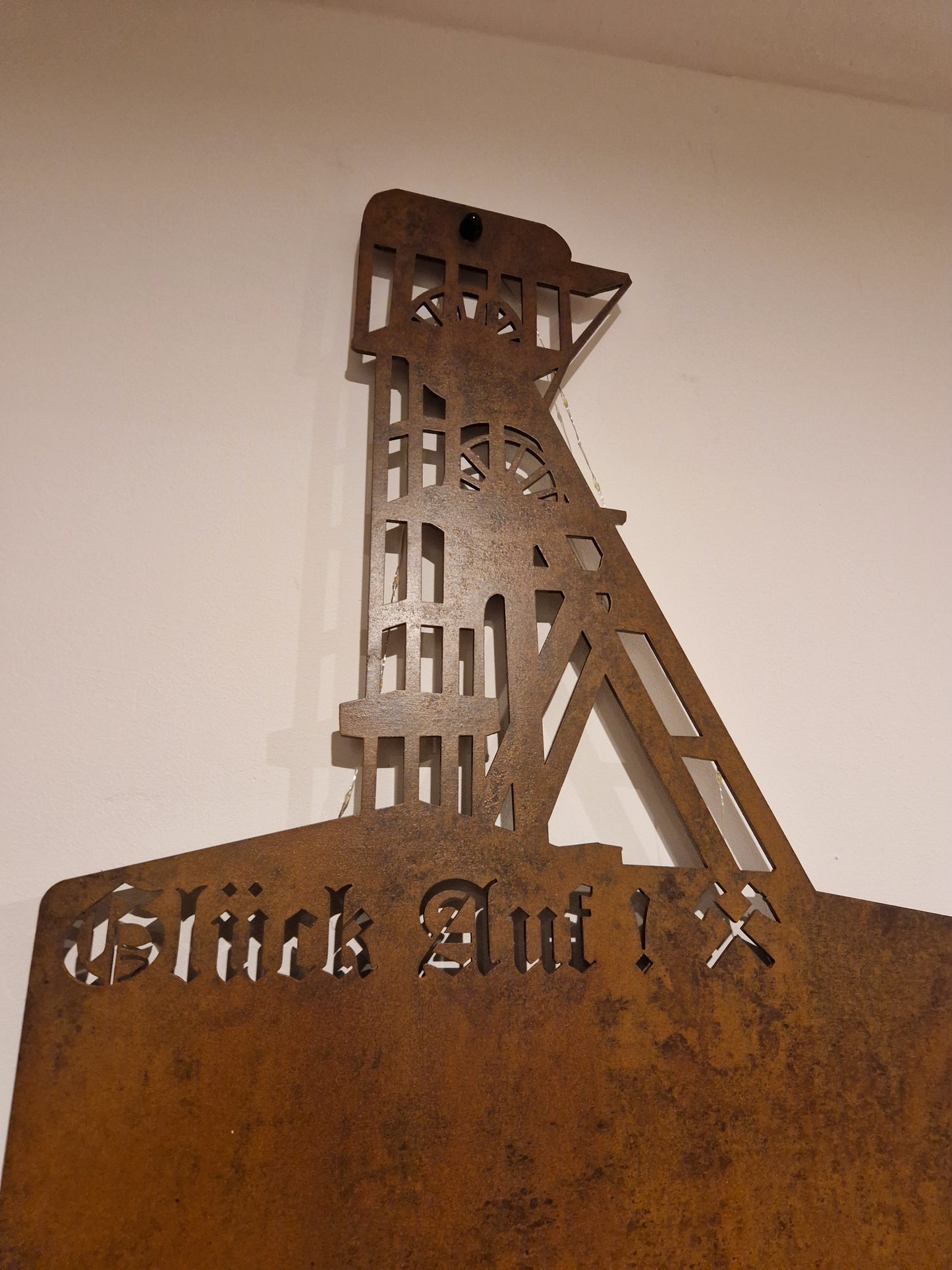 Magnettafel mit Förderturm / Zeche