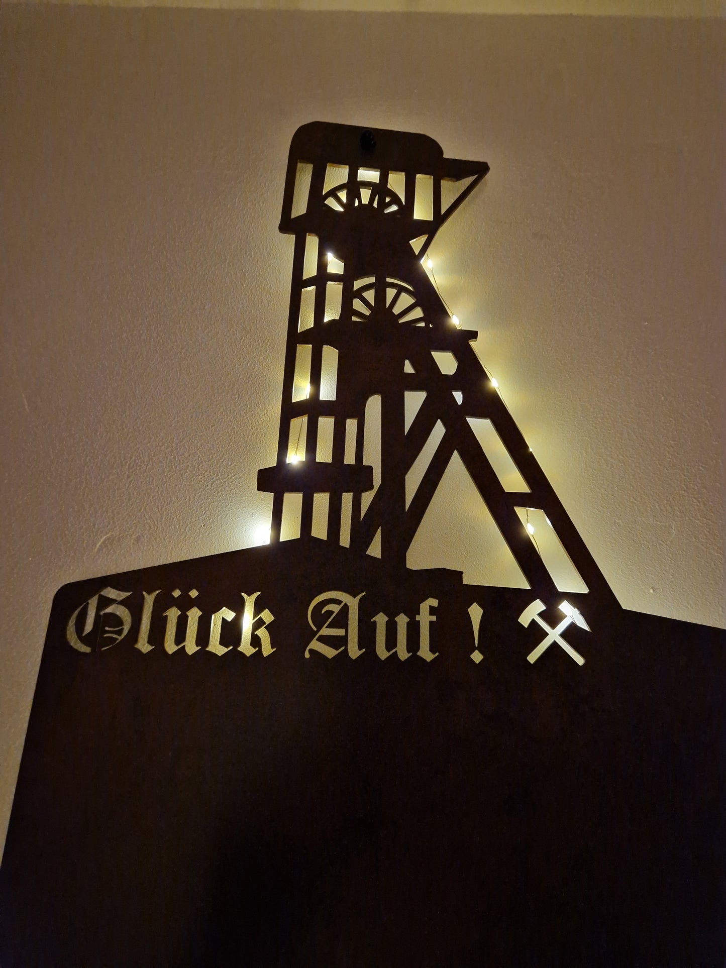 Magnettafel mit Förderturm / Zeche