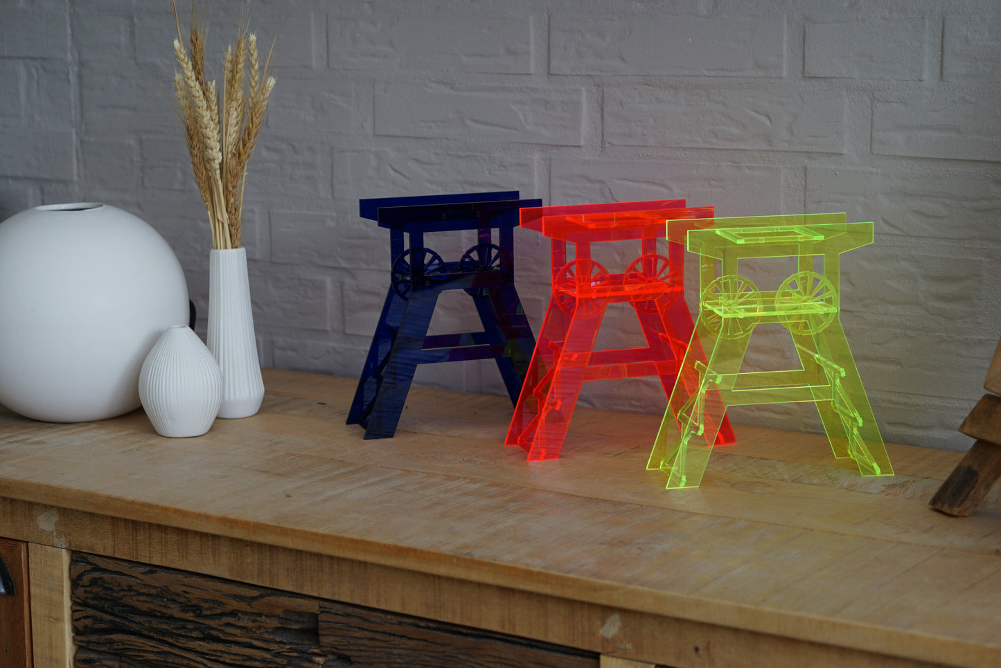 3D Förderturm aus Acrylglas