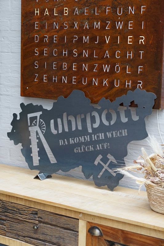 Förderturm Ruhrpott-Umriss