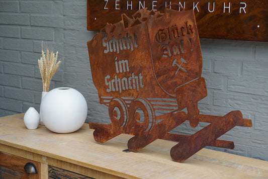 Lore Schicht im Schacht Metallschild