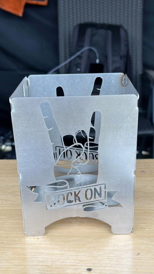 Windlicht "Rock on"
