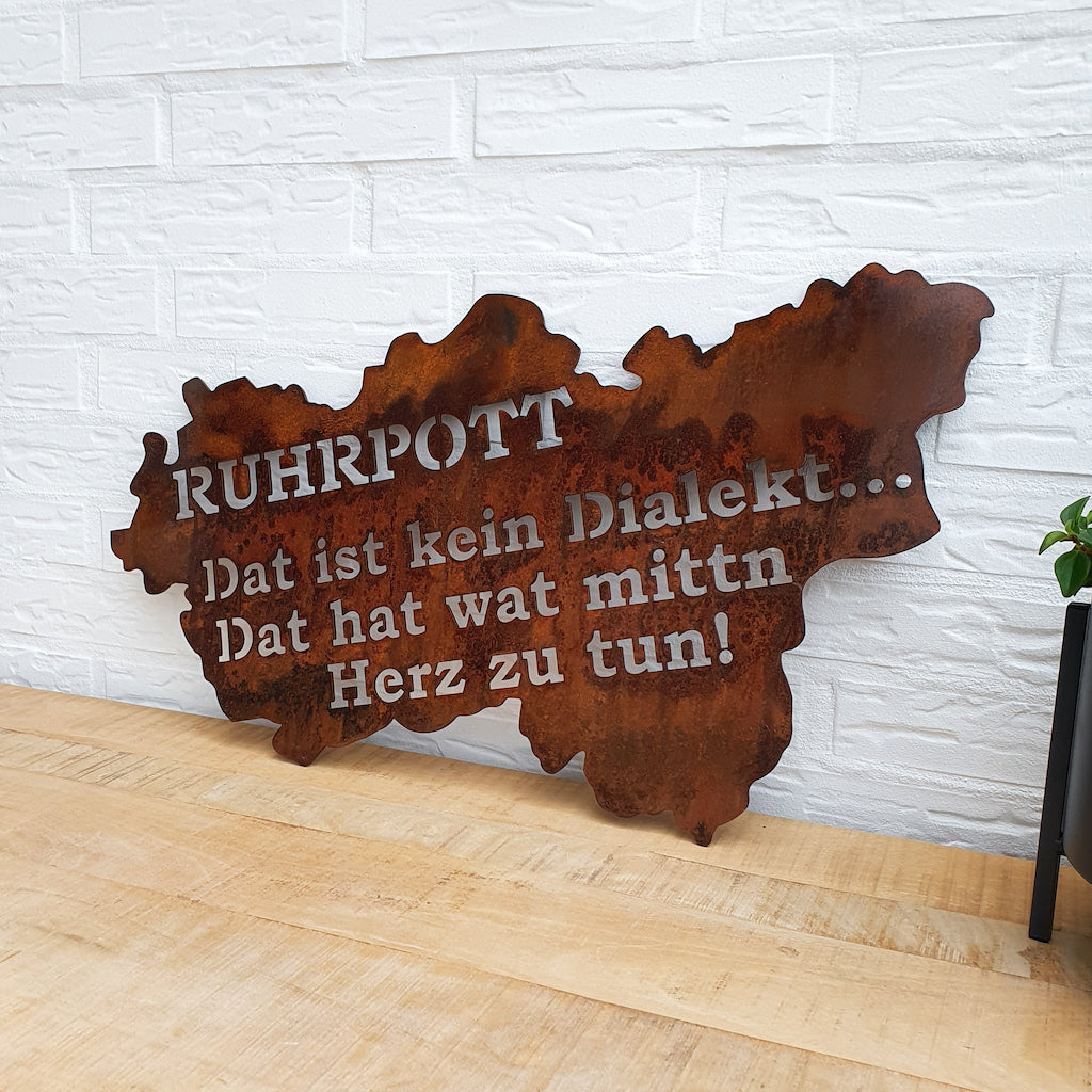 Ruhrpott - Dat ist kein Dialekt... ( Ø 66cm )