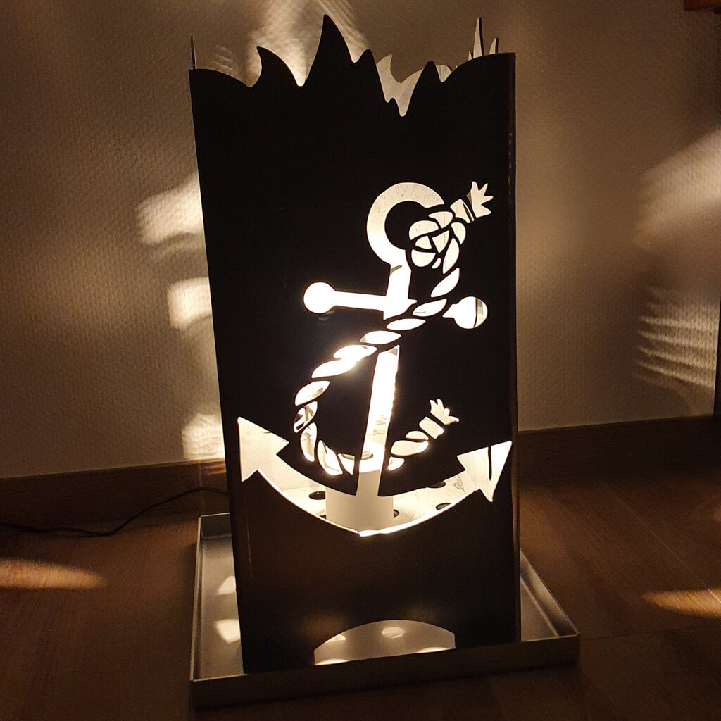 Sylt Anker Leuchtturm Feuertonne Feuerkorb Dekosäule Feuerschale