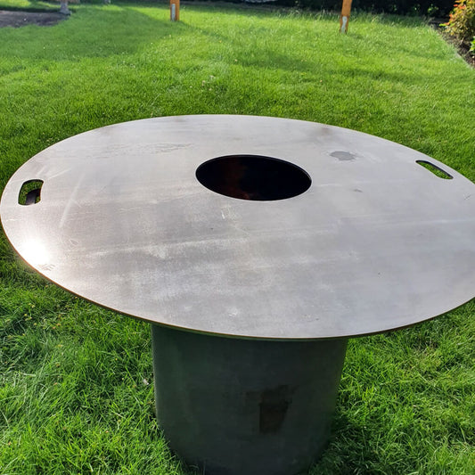 8mm starke Grillplatte von Rostige Aussichten