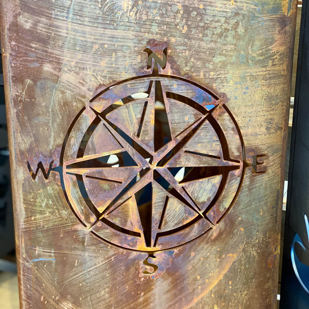 Kompass Feuertonne