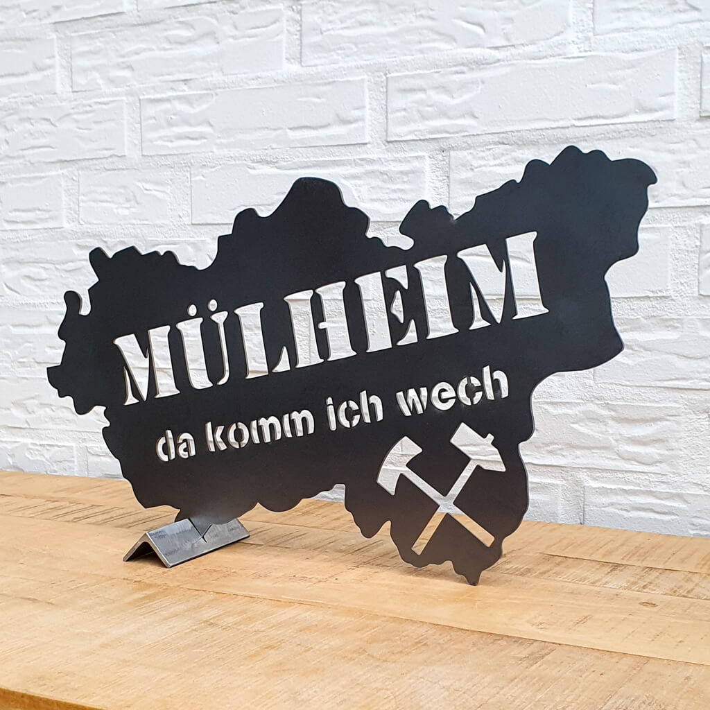 Mülheim Metallschild