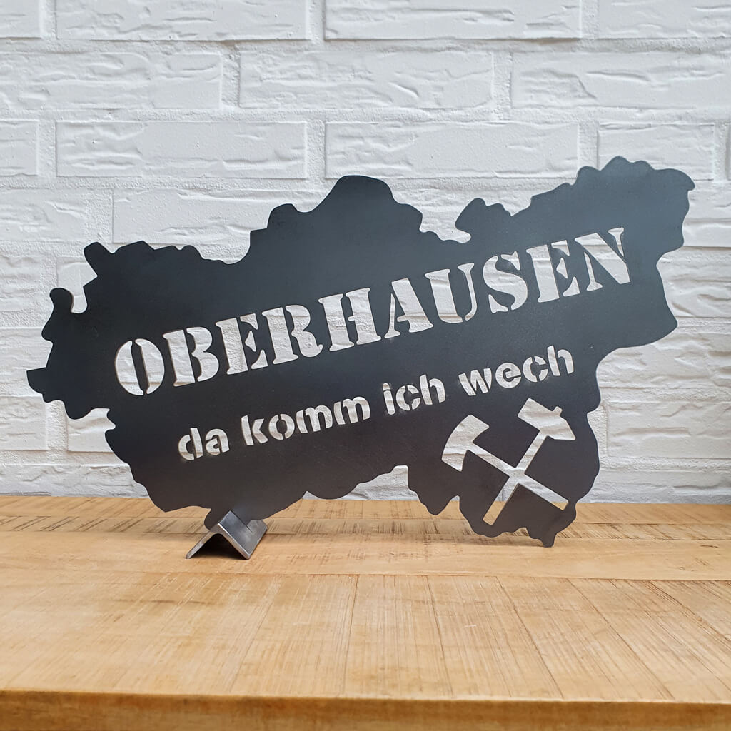 Oberhausen Metallschild